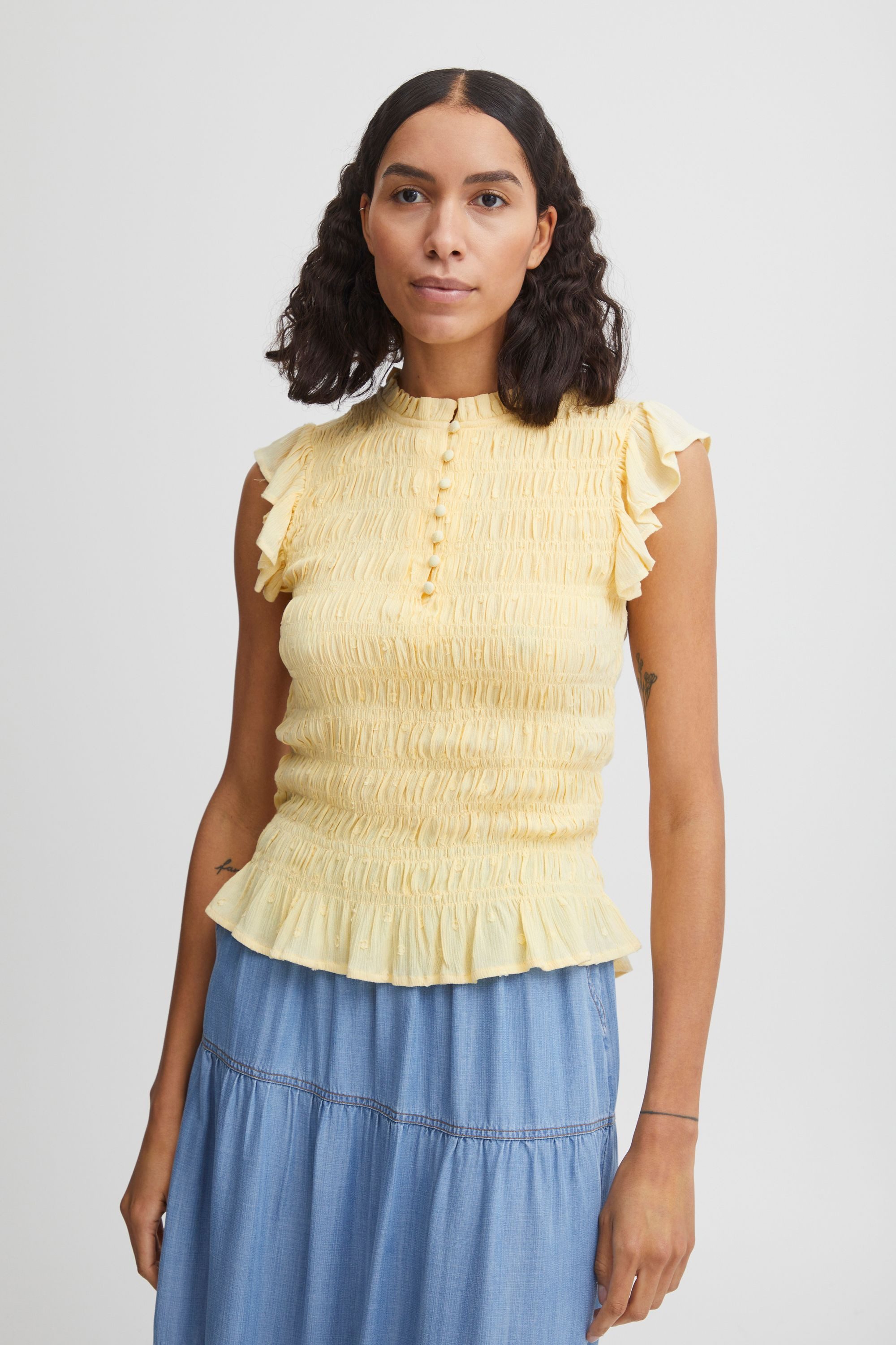 b.young Kurzarmbluse BYFELICE VNECK TOP - günstig online kaufen