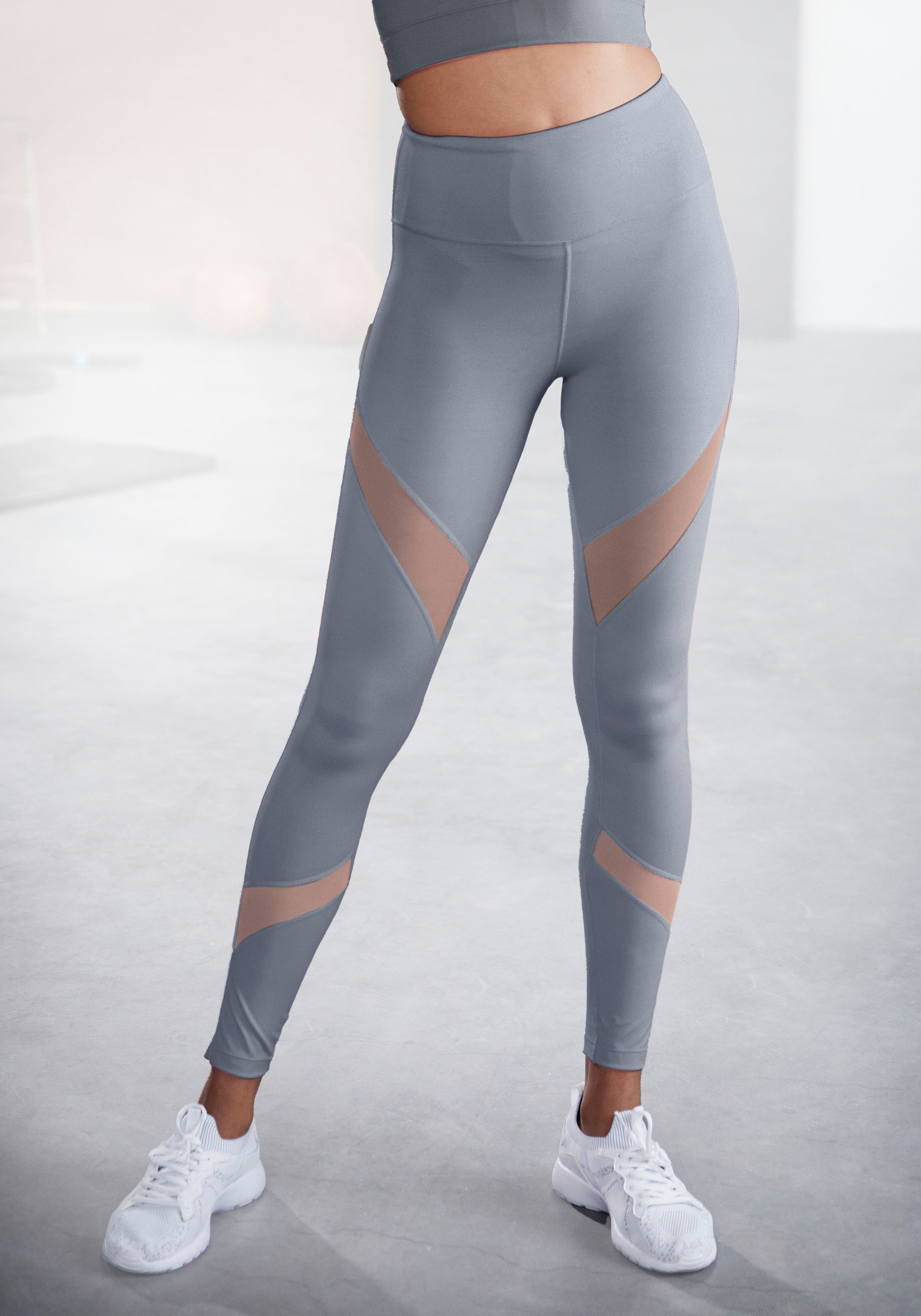 LASCANA ACTIVE Funktionsleggings mit kleiner Raffung, Loungewear günstig online kaufen