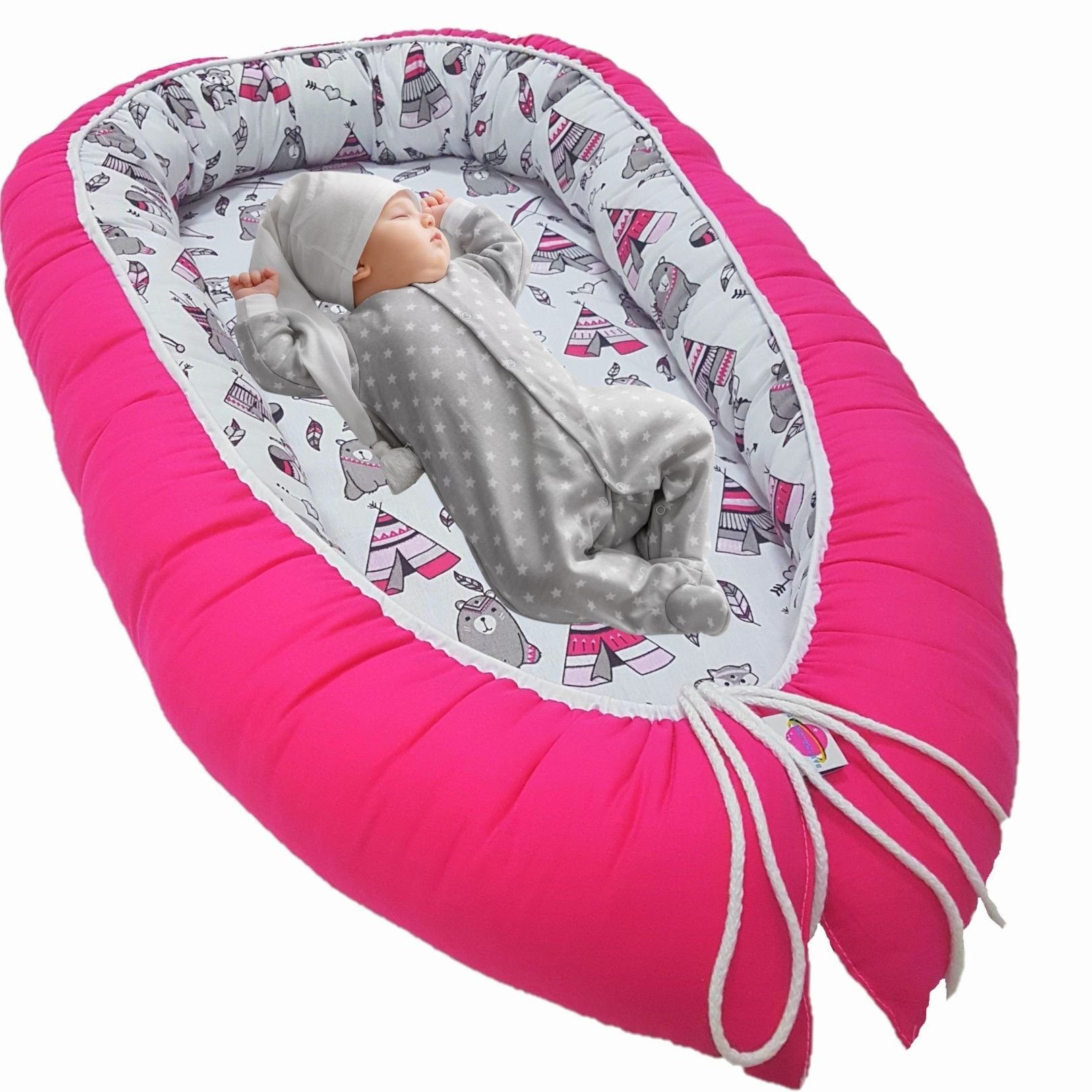Kuschelnest Babynest Märchenwelt Mitwachsend, Babynestchen