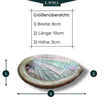 LAVISA Räucherkegel Weißer Salbei Premium, Abalone Muschel, Palo Santo, Salbei Räucher Smudge Abalone White Sage