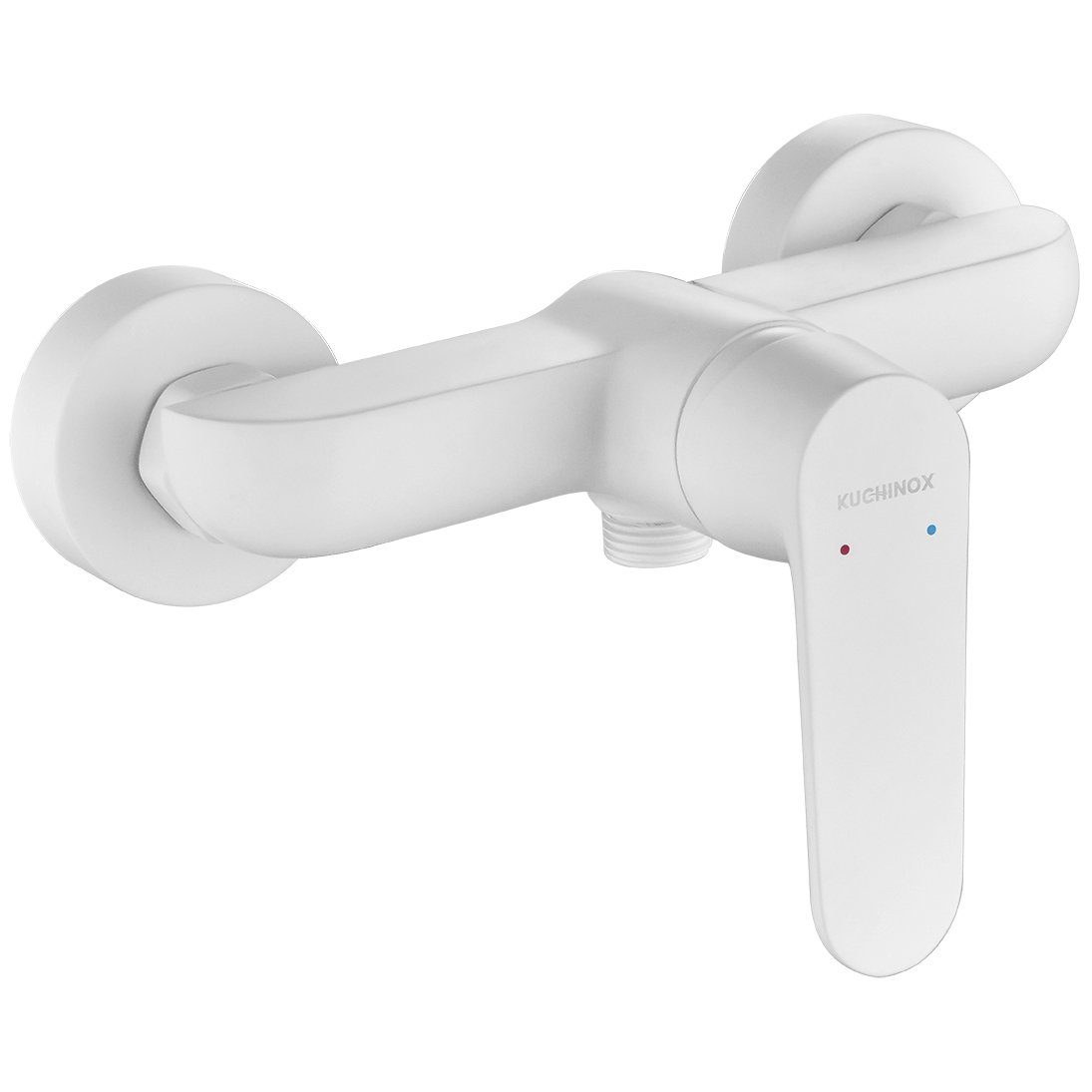 KOLMAN Duscharmatur Brausearmatur DIMA Badarmatur Duschbatterie in Weiß