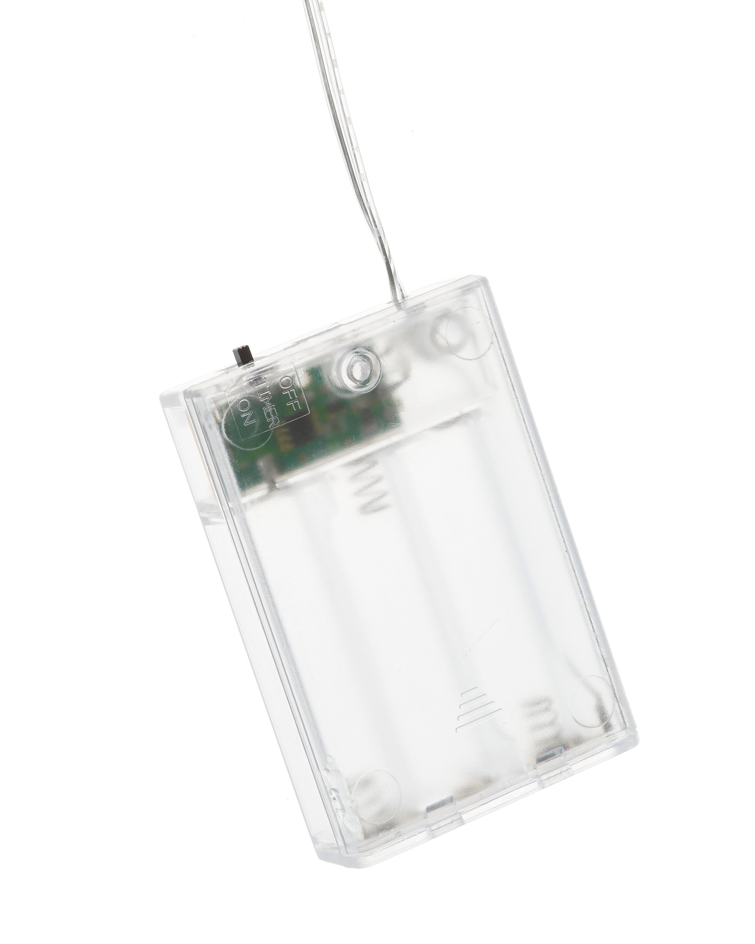 IC Winterworld Dekoobjekt Dekoring Ø 30 cm mit 20 LED beleuchtet zum Aufhängen, Rentier oder Mistelzweig Motiv, aus Metall, moderne Weihnachtsdeko