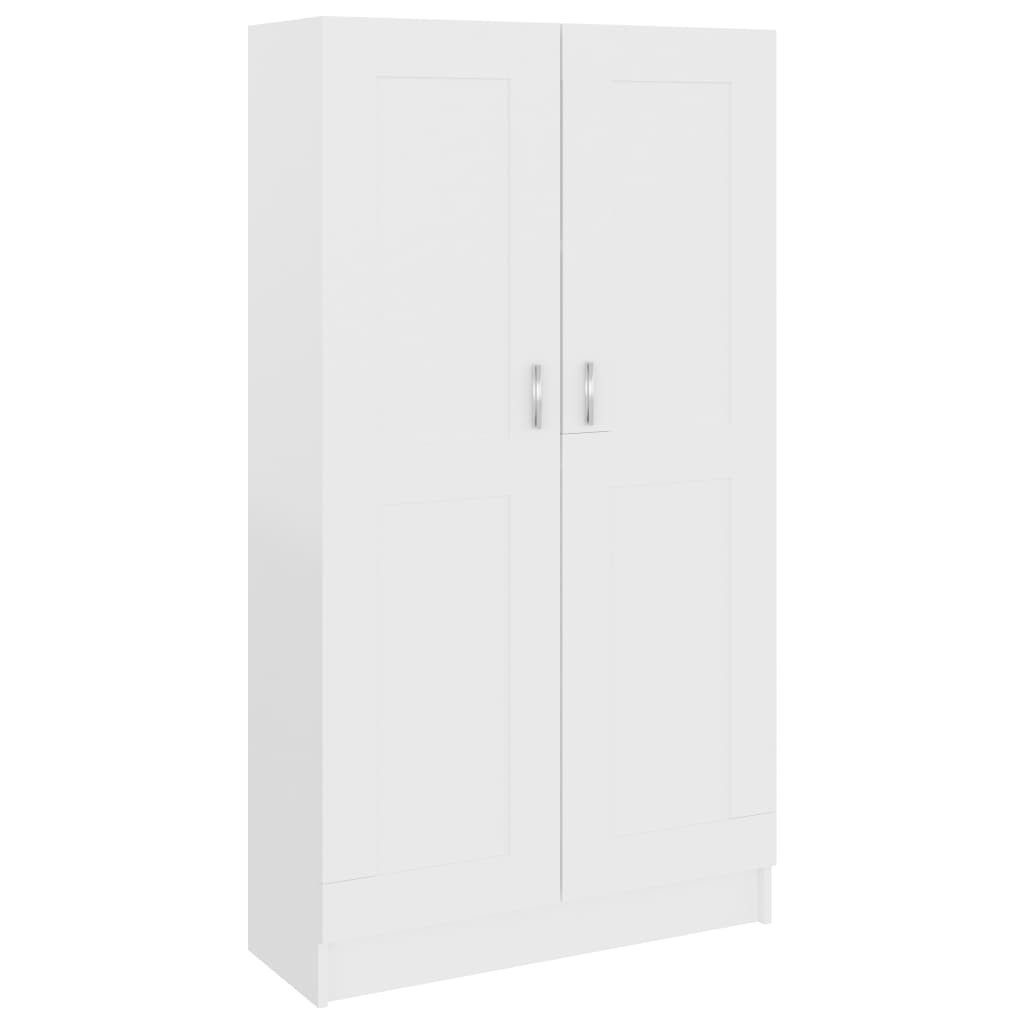 Bücherregal NA Bücherregal Weiß 82,5x30,5x150 cm Spanplatte