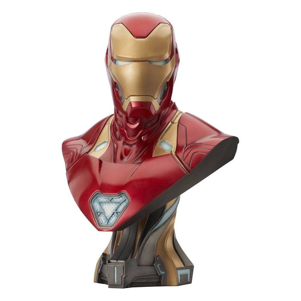 Diamond Select Toys Comicfigur Avengers: Infinity War Legends in 3D Büste 1/2 Iron Man MK50 25 cm