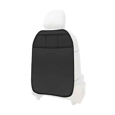 L & P Car Design Auto-Rückenlehnentasche Захист спинок Sitzschoner aus Kunstleder in schwarz Kinder (1 Stück), mit 3 Сумки