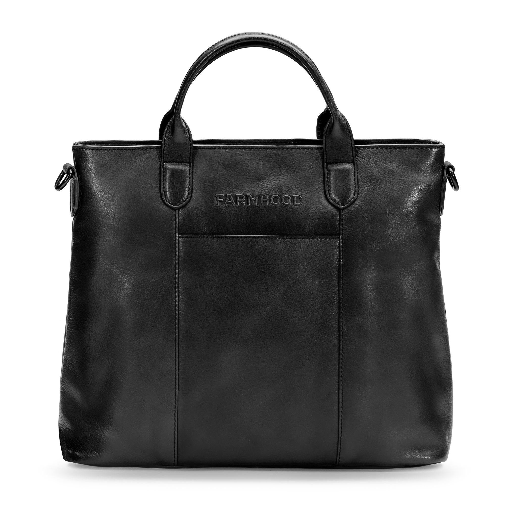 Memphis, Henkeltasche Farmhood 2 black Leder