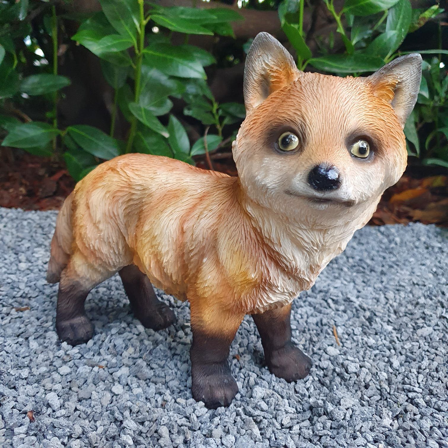 Aspinaworld Gartenfigur Stehende Fuchs Figur 21 cm