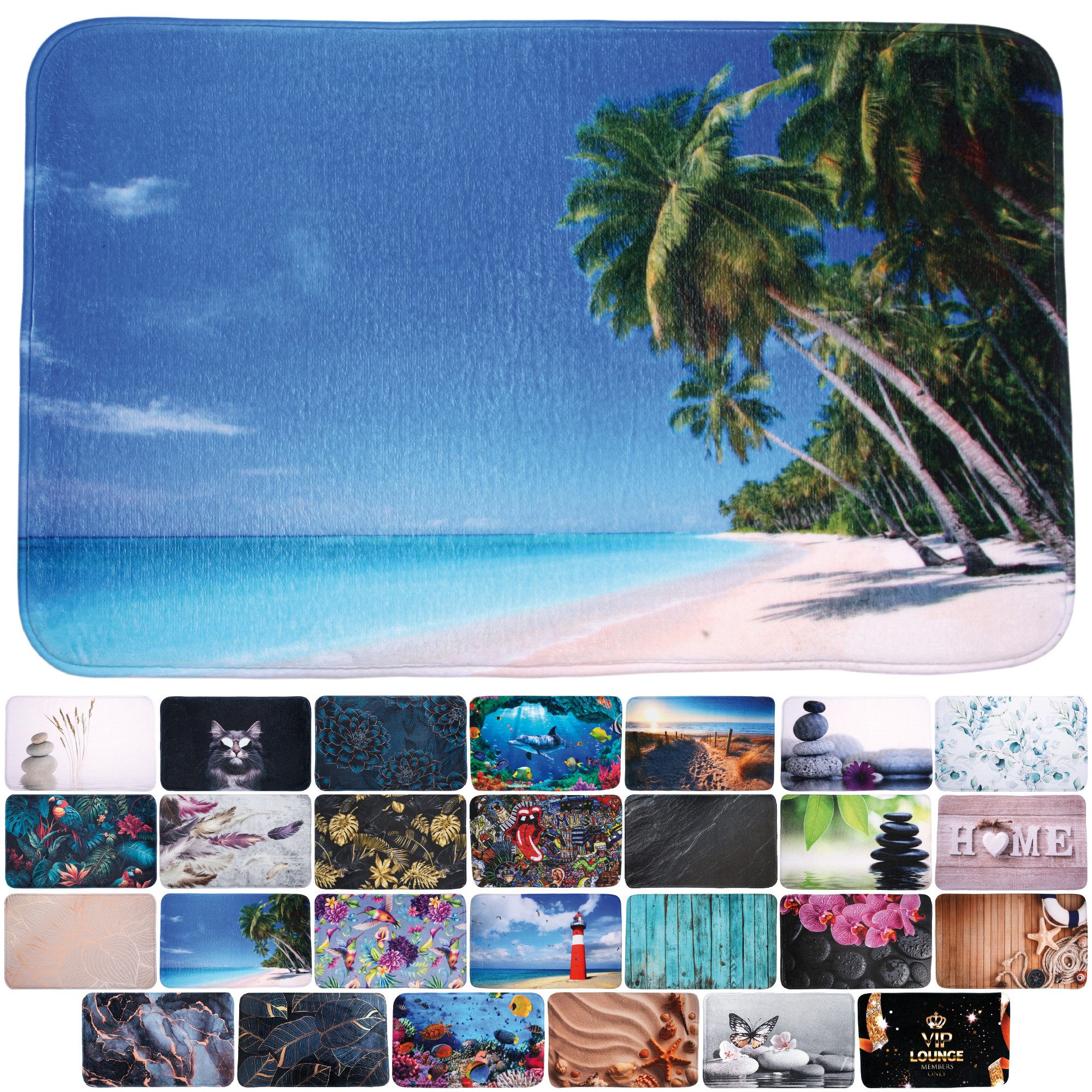 Sanilo Badematte mit Motiv, viele schöne Badteppiche zur Auswahl, rutschhem günstig online kaufen