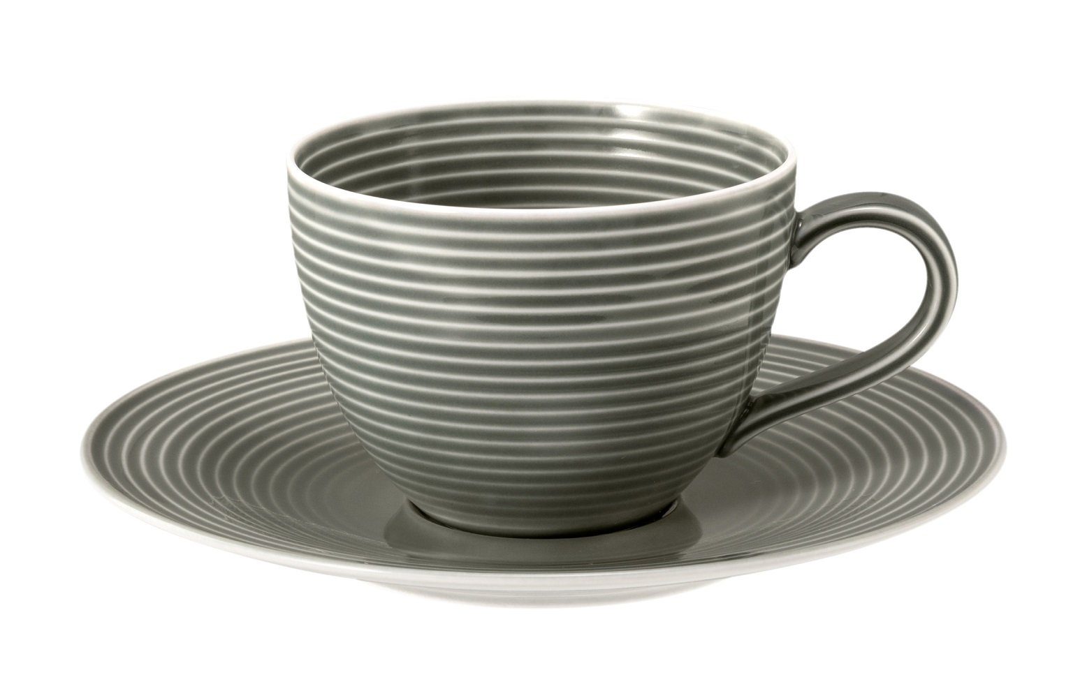 Seltmann Weiden Кружки Seltmann Weiden Beat Perlgrau Kaffeeobere+Untere 2tlg., Porzellan