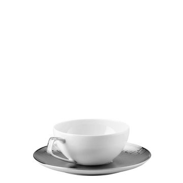 Rosenthal Tasse TAC Gropius Skin Platin Tee-Obertasse, Porzellan