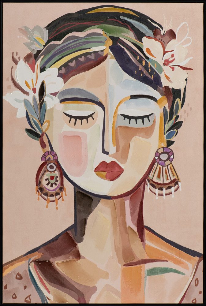 ArtUniverse Gemälde Leinwandbild Schlafende Schönheit 82 x 122 cm, Menschenmotiv