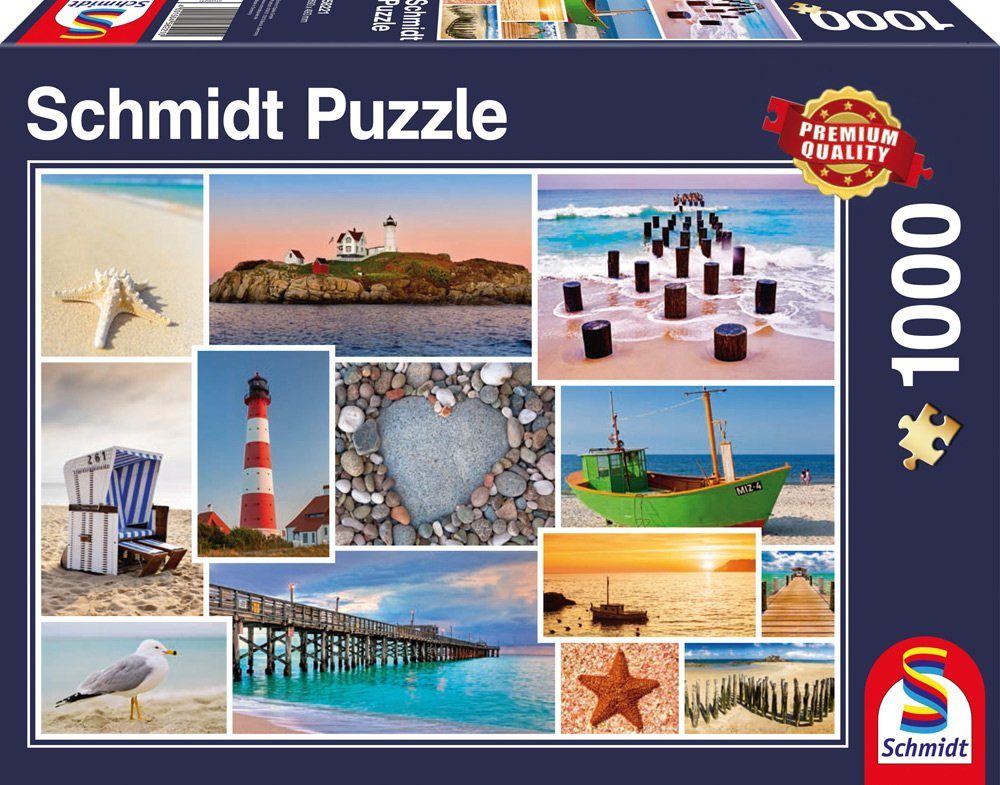 Schmidt Spiele Puzzle 1000 Teile Schmidt Spiele Puzzle Am Meer 58221, 1000 günstig online kaufen