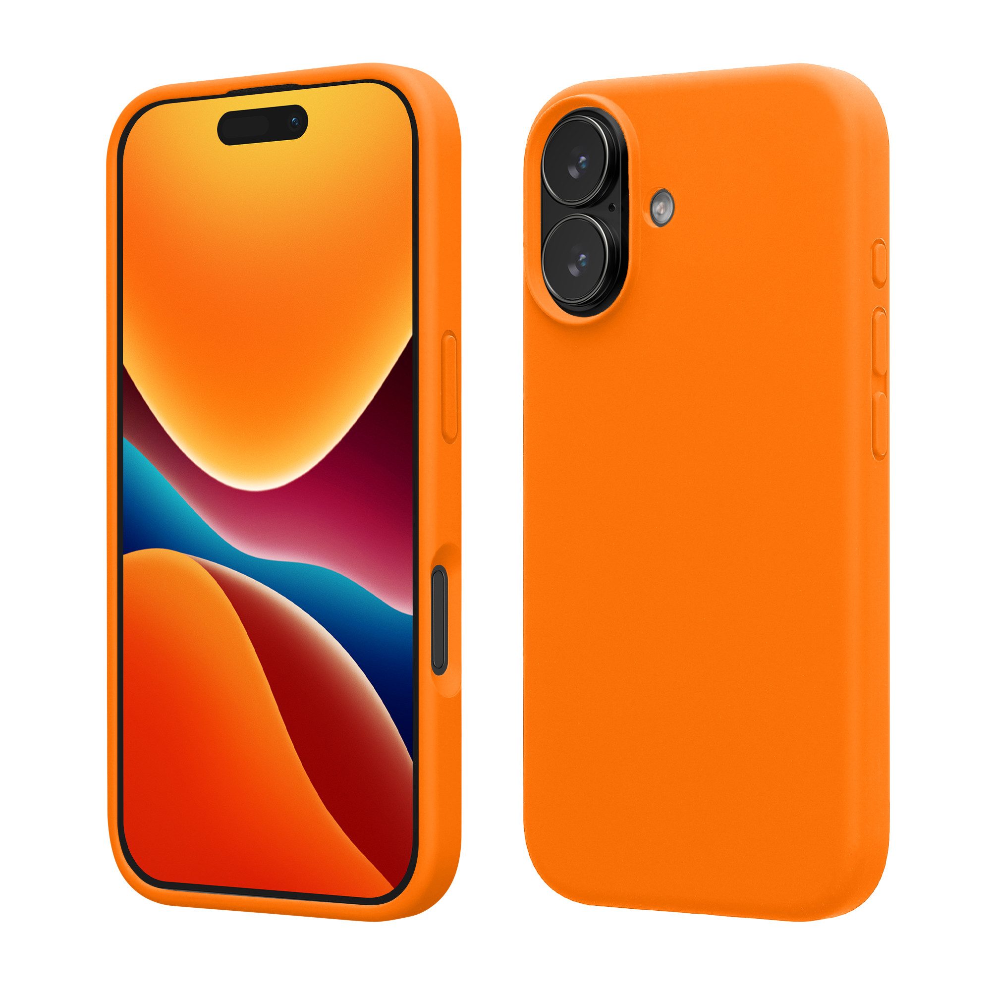 kwmobile Smartphone-Hülle Hülle für Apple iPhone 17, Hülle Silikon gummiert - Handyhülle - Handy Case Cover