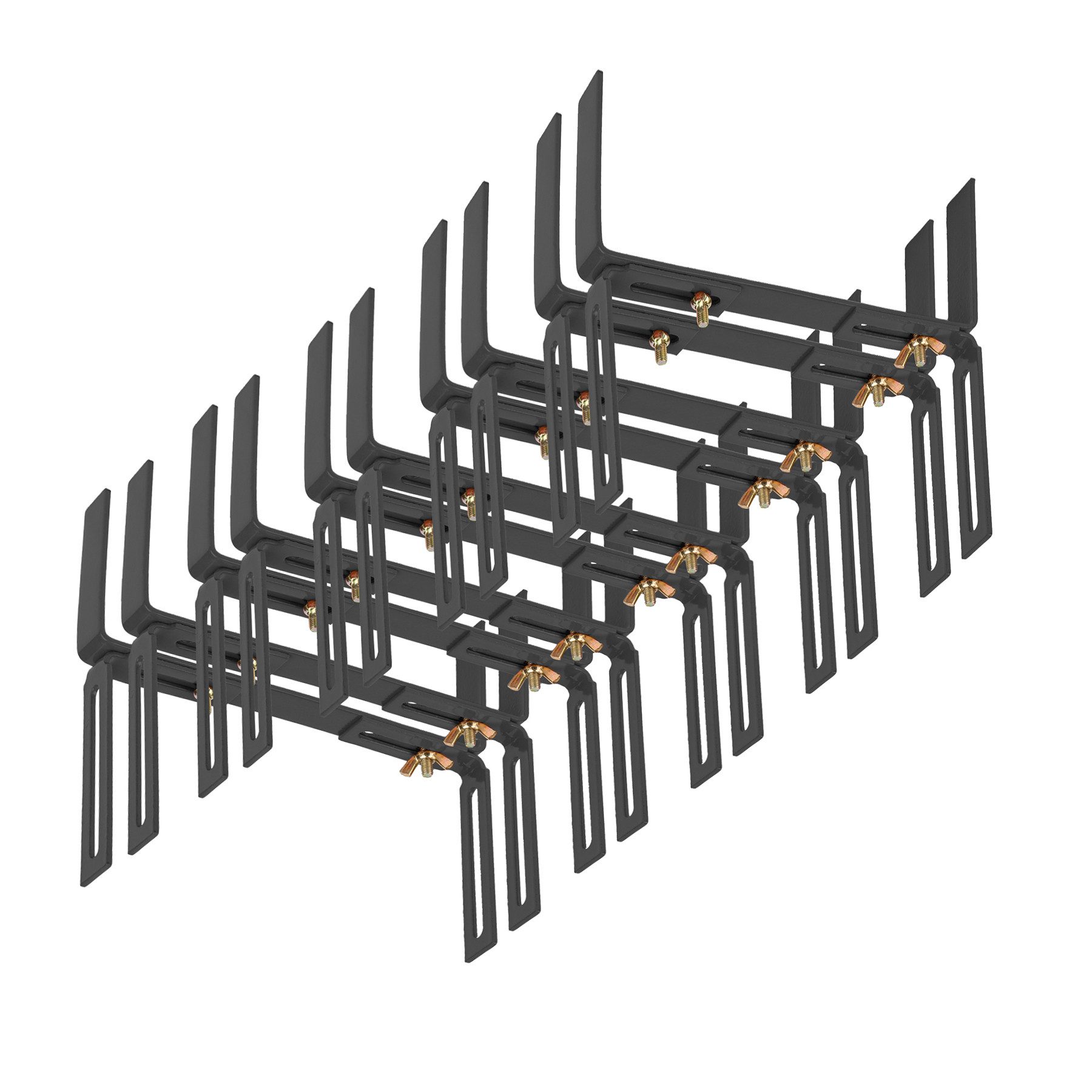 BigDean Blumenkastenhalter Standard H-Form Kasten Halter Balkonkastenhalter günstig online kaufen