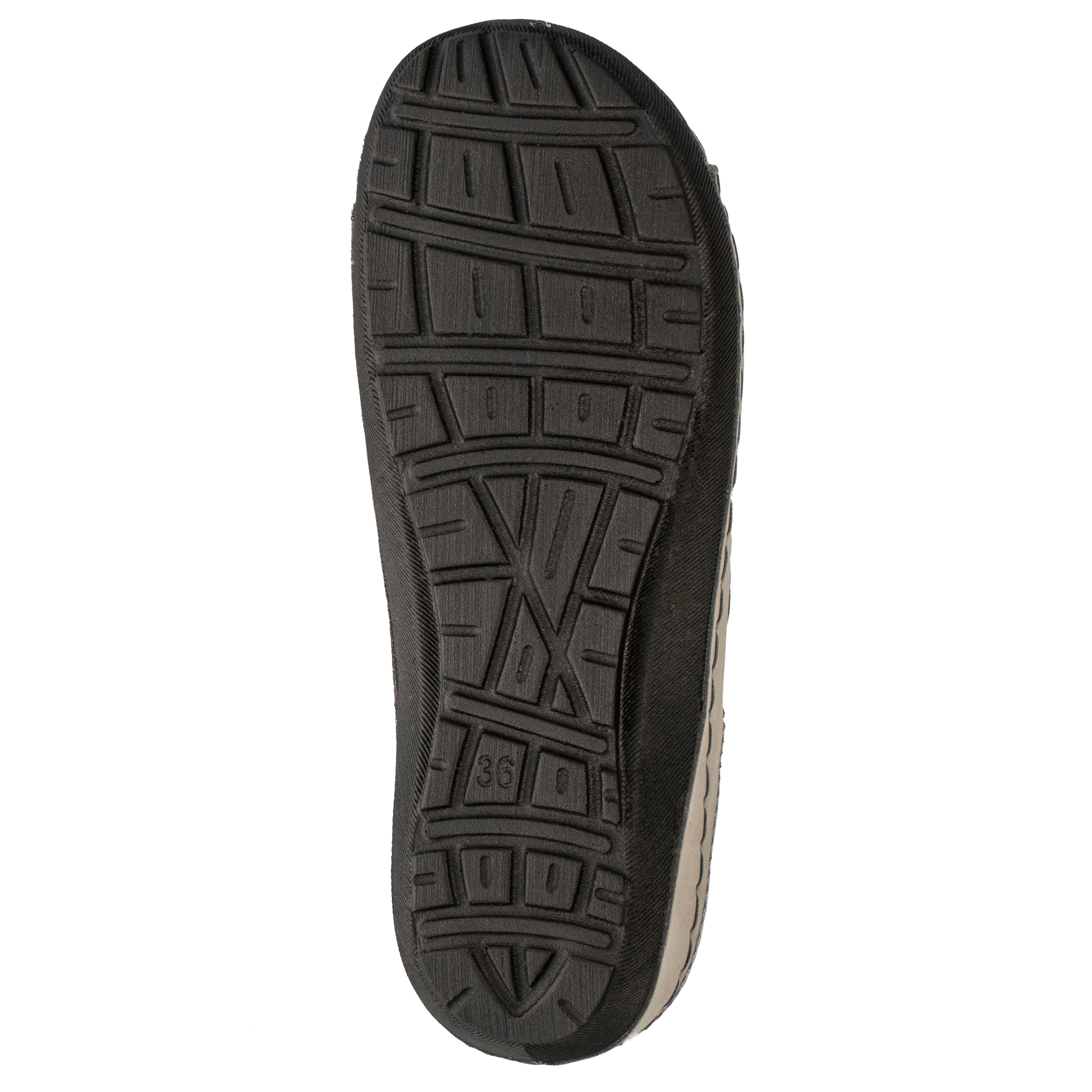 Fischer-Markenschuh Michaela Pantolette aus Nubukleder, herausnehmbare Einlegesohle aus Leder, Weite G
