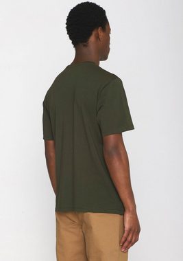 KnowledgeCotton Apparel T-Shirt Basic Shirt in gerader Passform