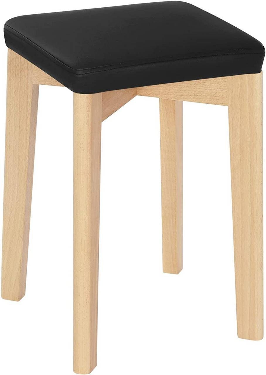 Woltu Esszimmerstuhl aus (2 St), Massivholz, Holzhocker stapelbar Küchenstuhl