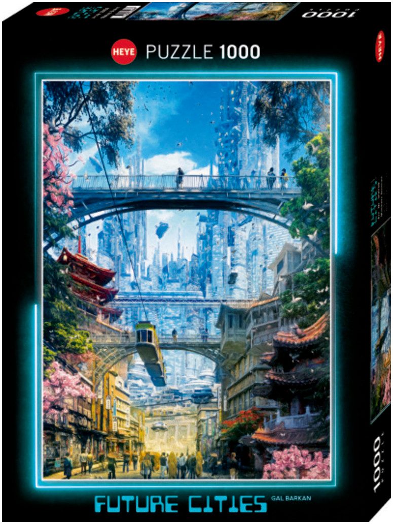 HEYE Puzzle Markets District, 1000 Puzzleteile, Made in Germany