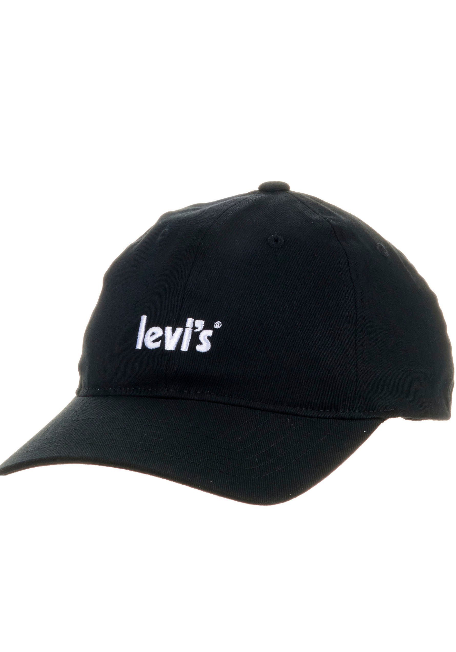 Levi's® Baseball Cap UNISEX Poster Logo Flexfit Cap schwarz | Baseball Caps