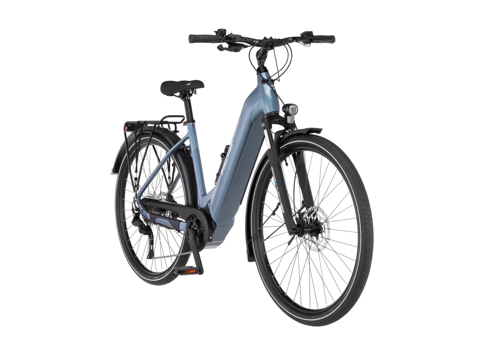 FISCHER Fahrrad E-Bike Trekkingrad VIATOR 6.8I 711 ULTIMATE, 9 Gang Shimano Cues RD-U3020 Schaltwerk, Mittelmotor, 711 Wh