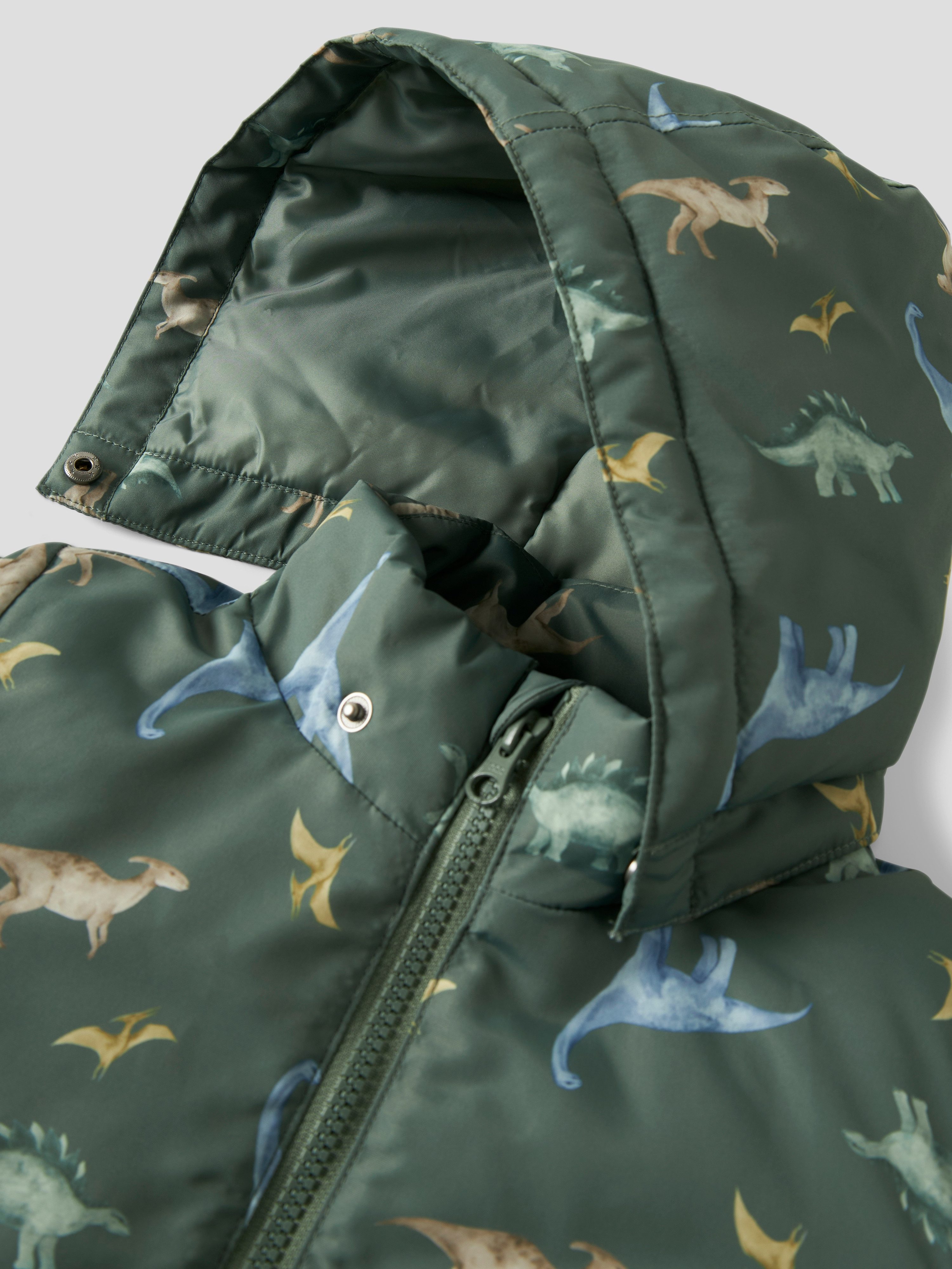 Name It Outdoorjacke NMMMAX JACKET PA AOP NOOS Kunstfaser, wasserabweisend, mit abnehmbarer Kapuze – Bild 3 von 4