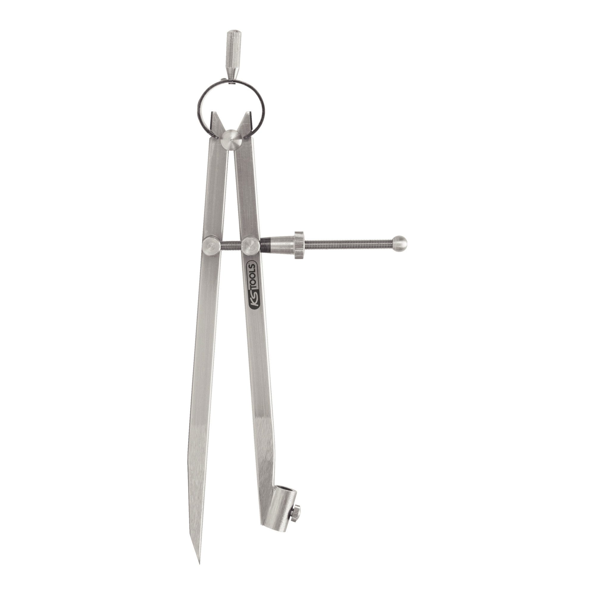 KS Tools Reißnadel KS Tools Präzisions-Feder-Spitzzirkel mit Bleistifthalter