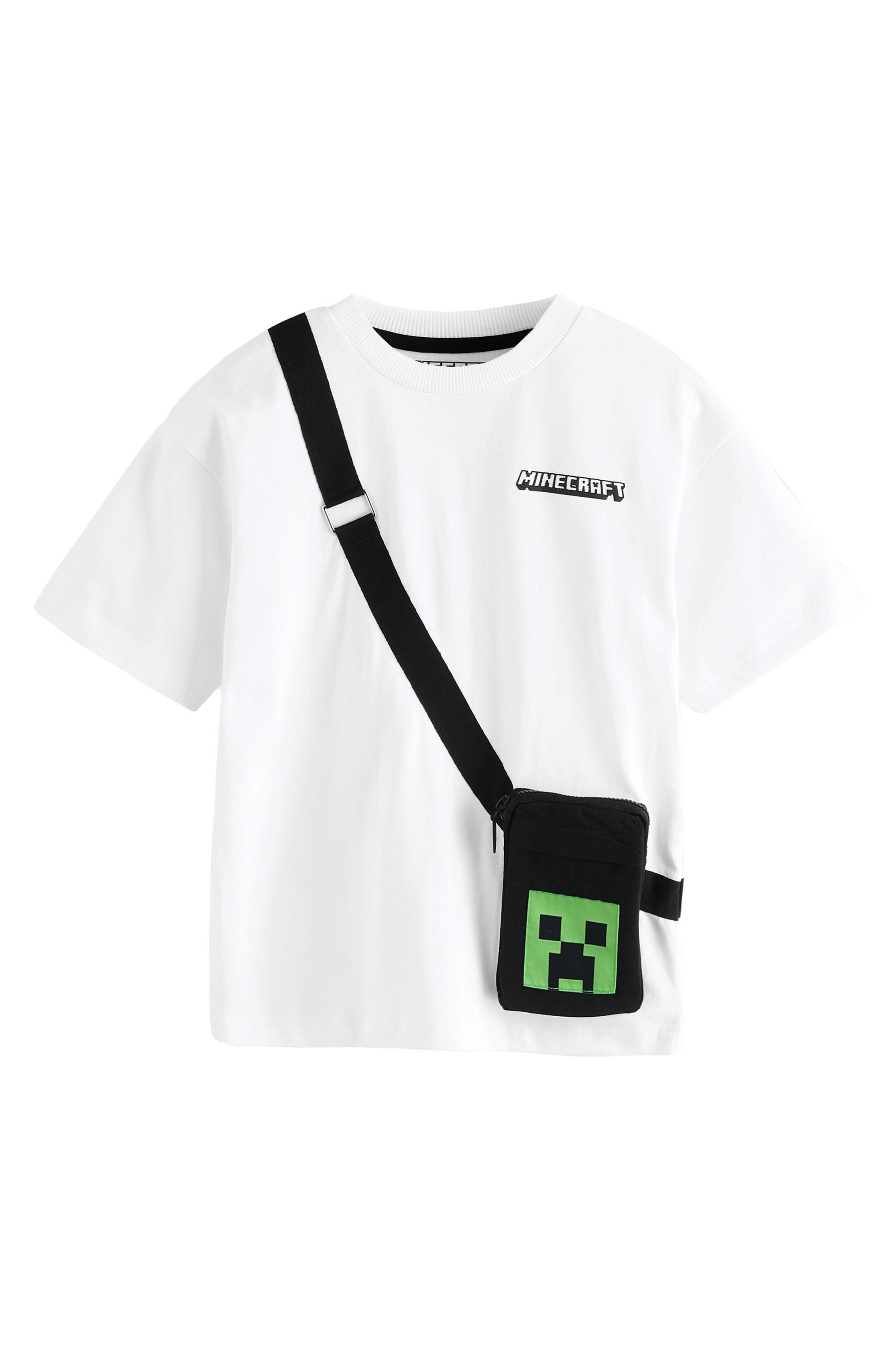 Next T-Shirt Lizenziertes T-Shirt Minecraft Tasche günstig online kaufen