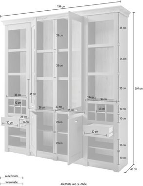 Home affaire Buffet CAMBRIDGE Breite ca. 194 cm