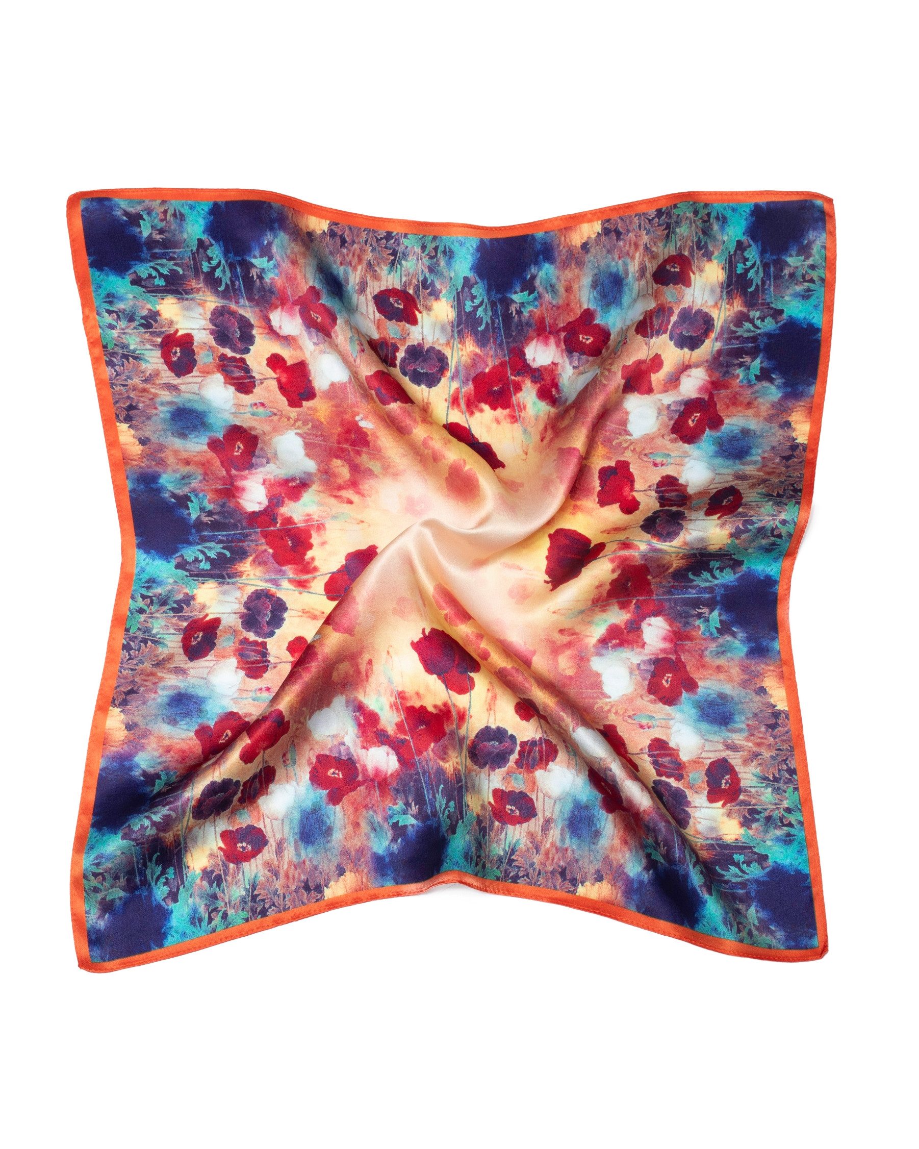 MayTree Seidentuch quadratisch Licht im Mohnfeld 53x53, (Stück), 100% Seide günstig online kaufen