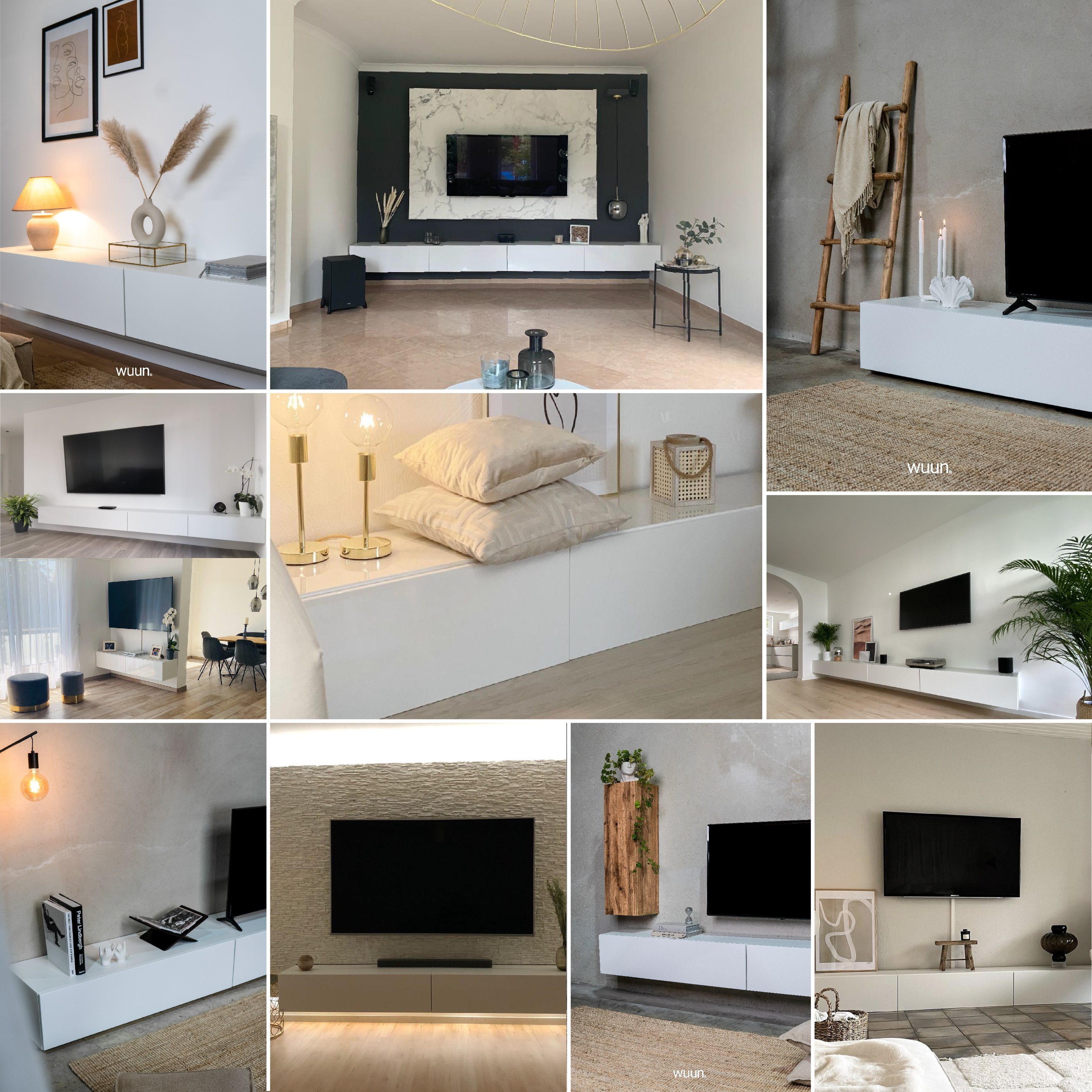 Wuun TV-Board Wuun® Somero Lowboard Tv-Board Wohnwand hängend – Bild 5 von 5