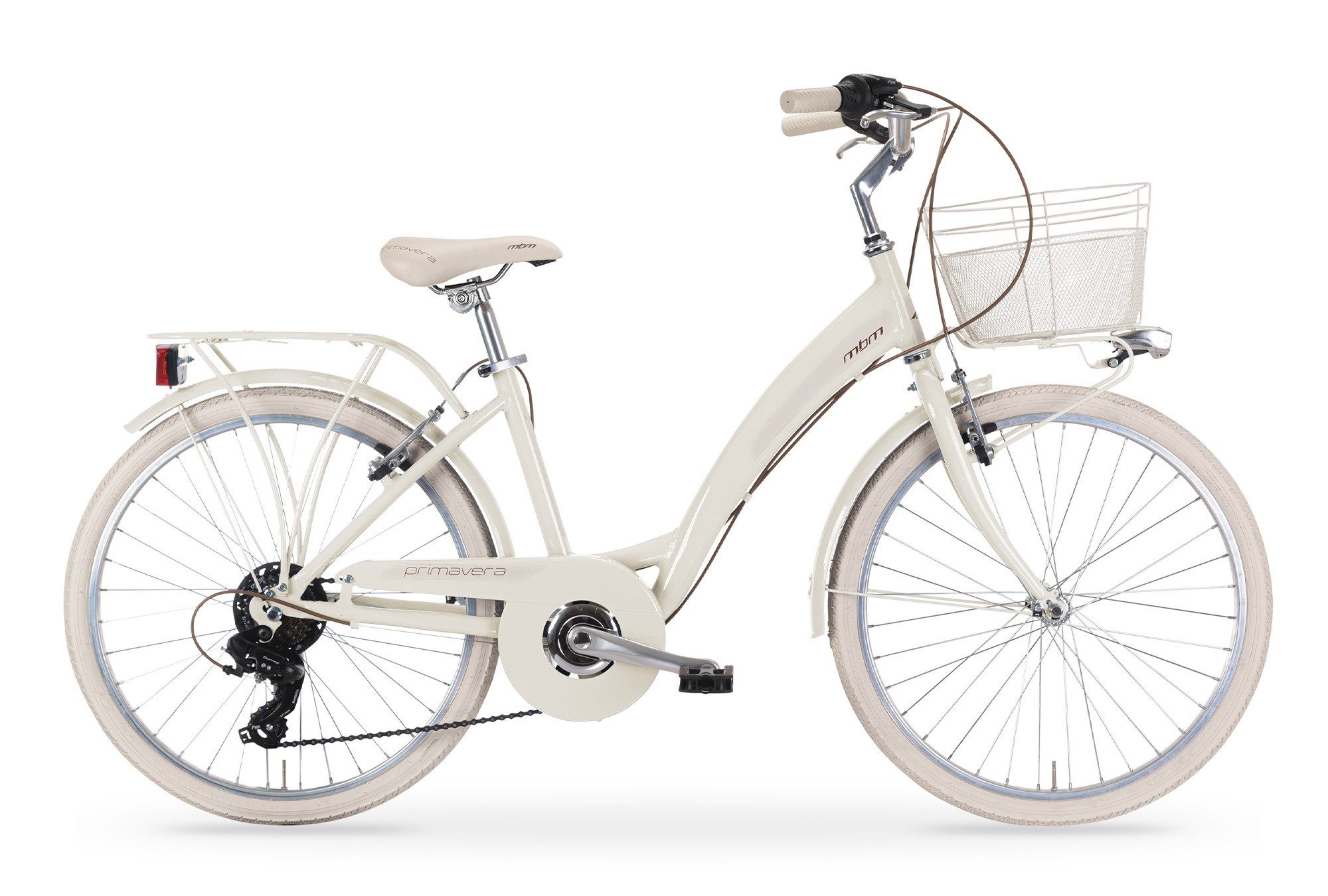 MBM Kinderfahrrad, SHIMANO 6-Gang Kettenschaltung, Citybike New Primavera 24 Zoll