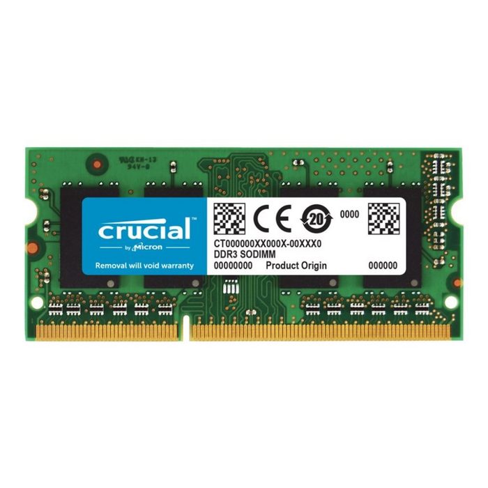 Crucial Crucial - DDR3 - Modul - 4 GB - SO DIMM 204-PIN - Laptop-Arbeitsspeicher