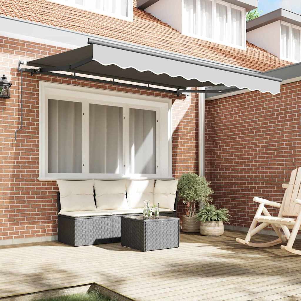 vidaXL Markise Markisenrahmen Anthrazit 2,5 x 2 m Metall (1-St)