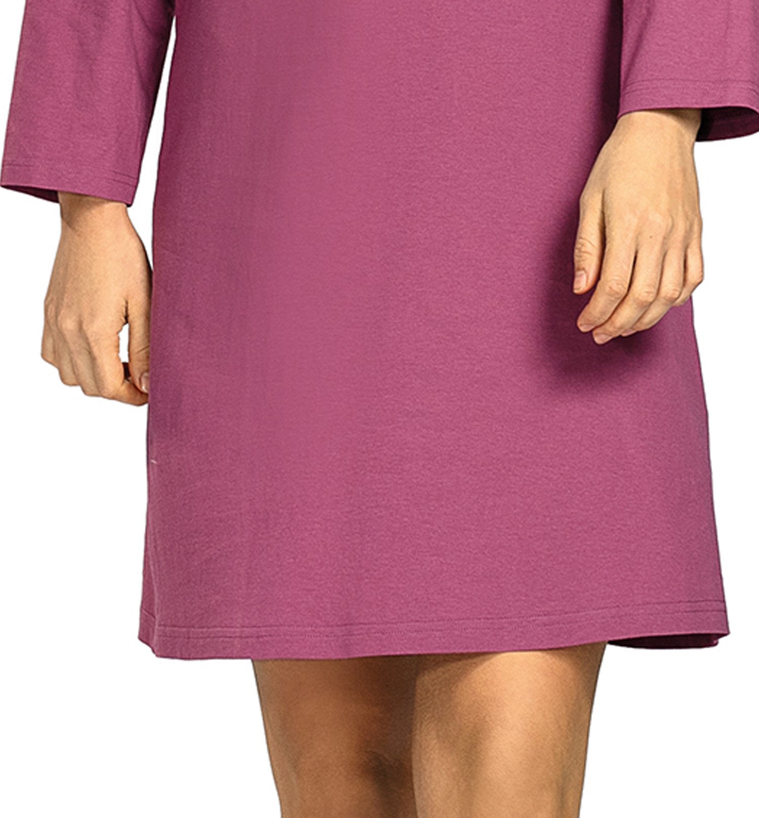 comtessa Nachthemd Mellow Luxe (Set, 1-tlg., 1-teilig) Damen Sleepshirt ca.100cm Schlafshirt Baumwolle geknöpft große Größen