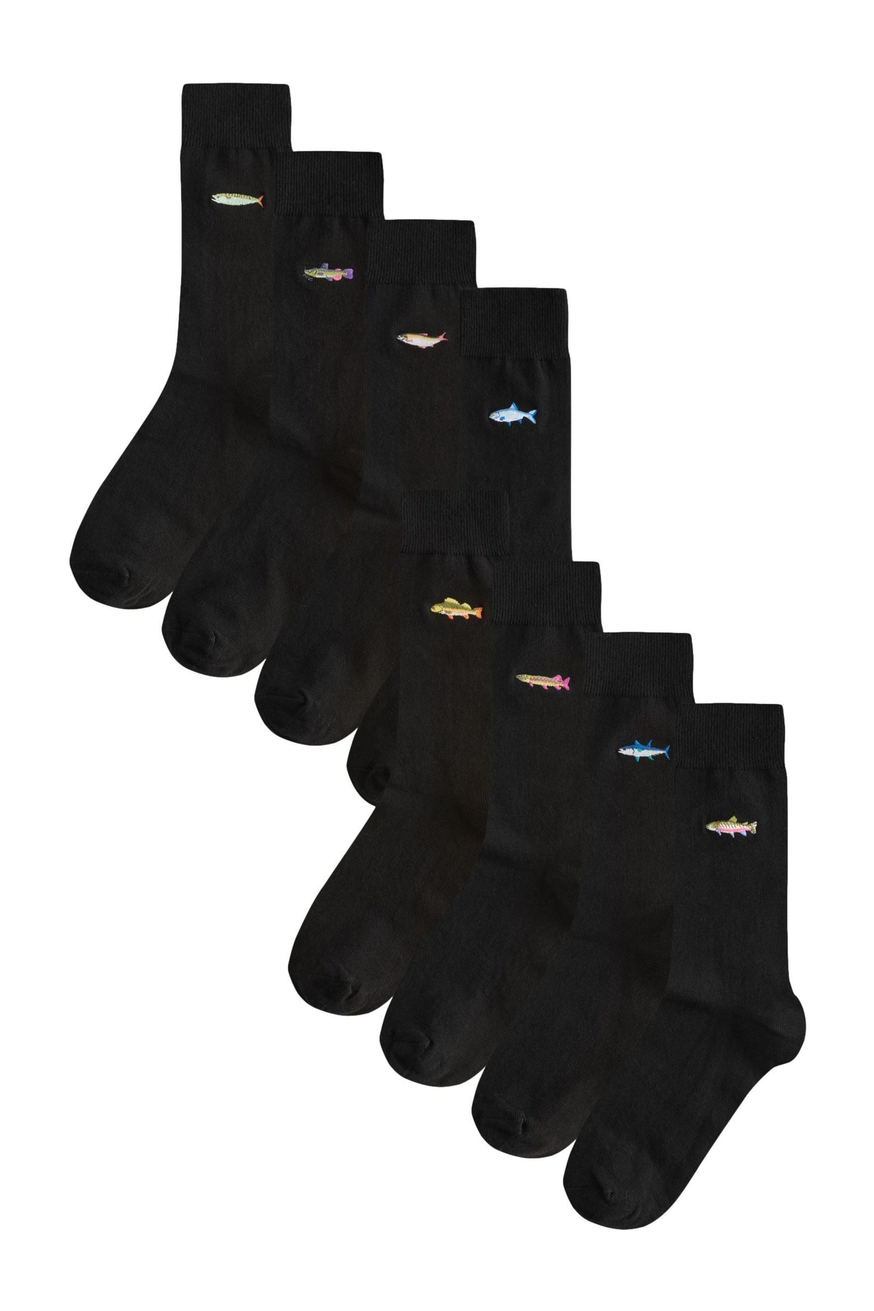 Next Kurzsocken Bestickte, lustige Socken, 8er-Pack günstig online kaufen