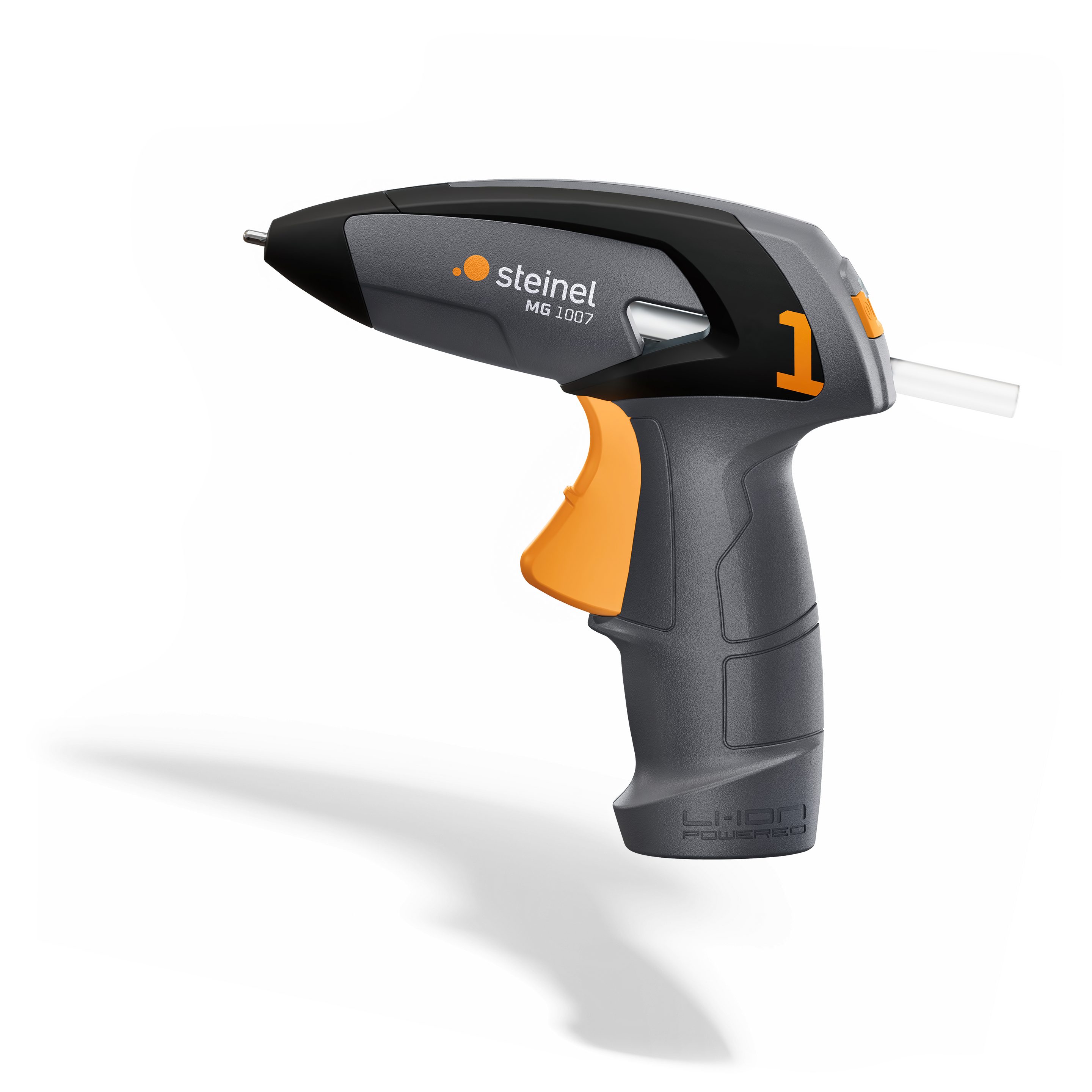 steinel Heißklebepistole MobileGlue 1007, kabellos, mit Akku, schnelle Aufheizzeit, 7 mm