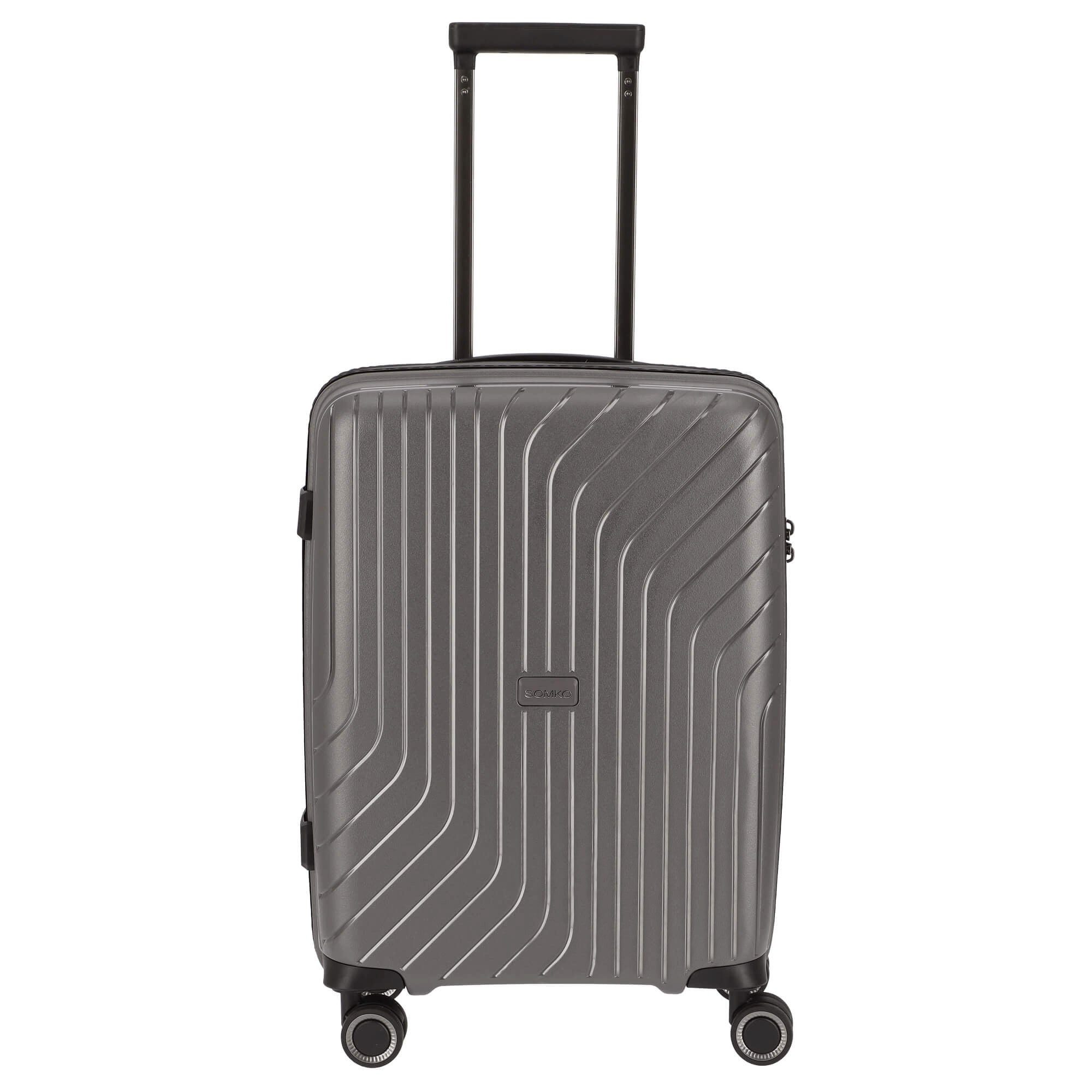 Handgepäck-Trolley Wave - 4-Rollen Kabinentrolley S 55 cm (anthrazit)