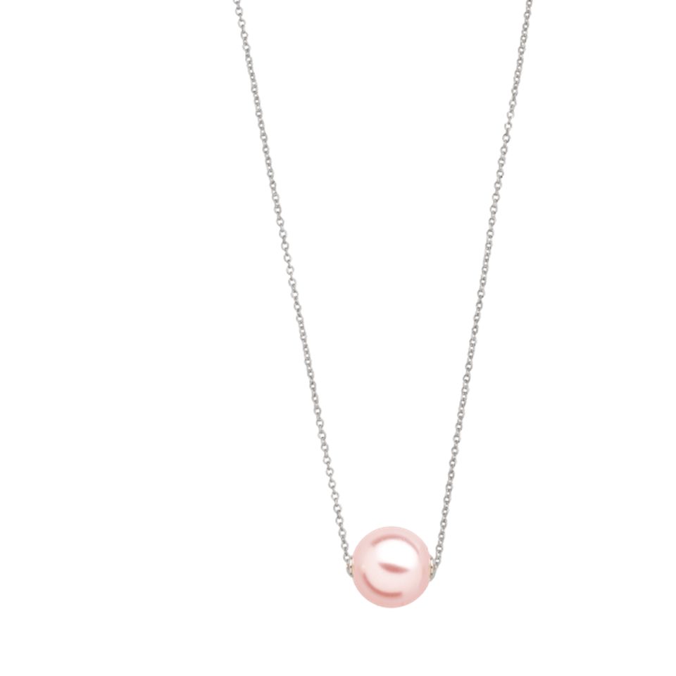 XENOX Kette mit Anhänger XENOX Kette Damen "Pearl Dreams" Silber Perle Altrosa XS5323