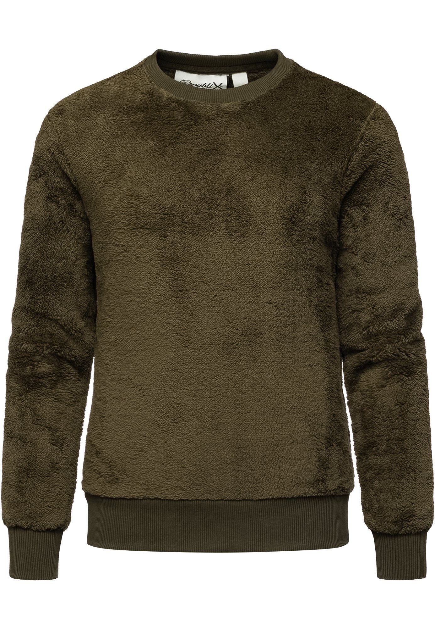 REPUBLIX Sweatshirt LUNA Damen Teddy Pulli günstig online kaufen