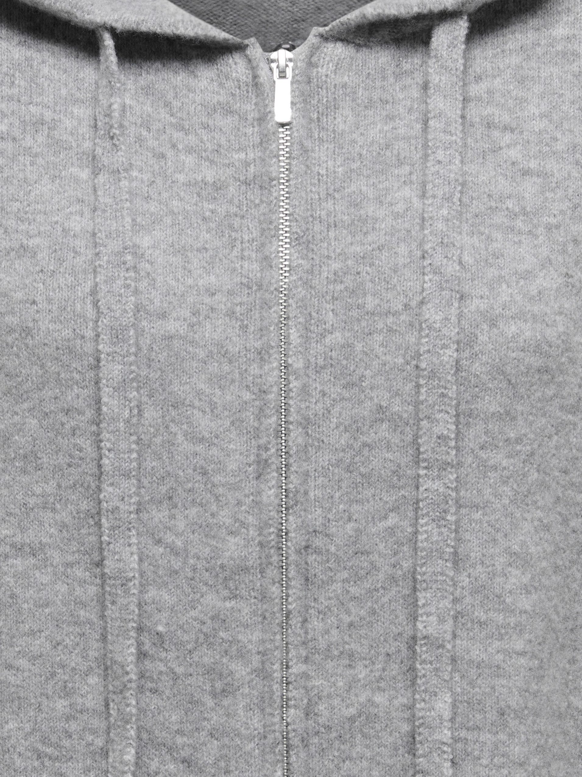 ONLY Strickjacke ONLBELLA LS HOOD ZIP CARDIGAN KNT