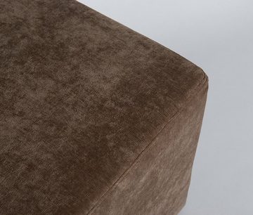 AMARIS Elements Sitzhocker 'Joe' Samthocker Pouf gepolstert, 100x70xH45cm, Die perfekte Ergänzung zu unseren Sofas.