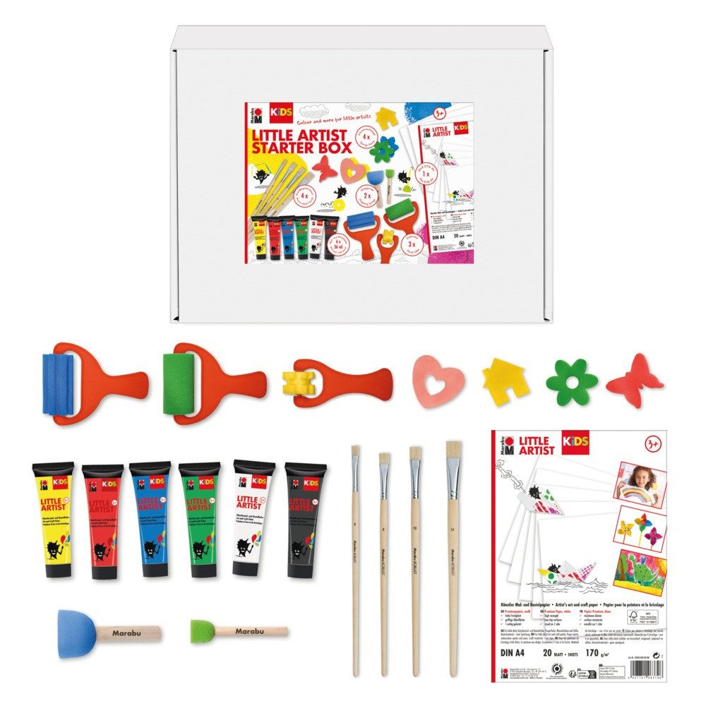 Marabu Bastelfarbe Marabu KiDS Little Artist Starter Box 6x36ml