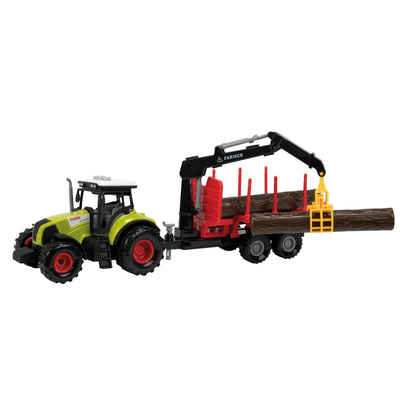 Toi-Toys Spielzeug-Auto Traktor mit Anhänger, mit Licht & Sound