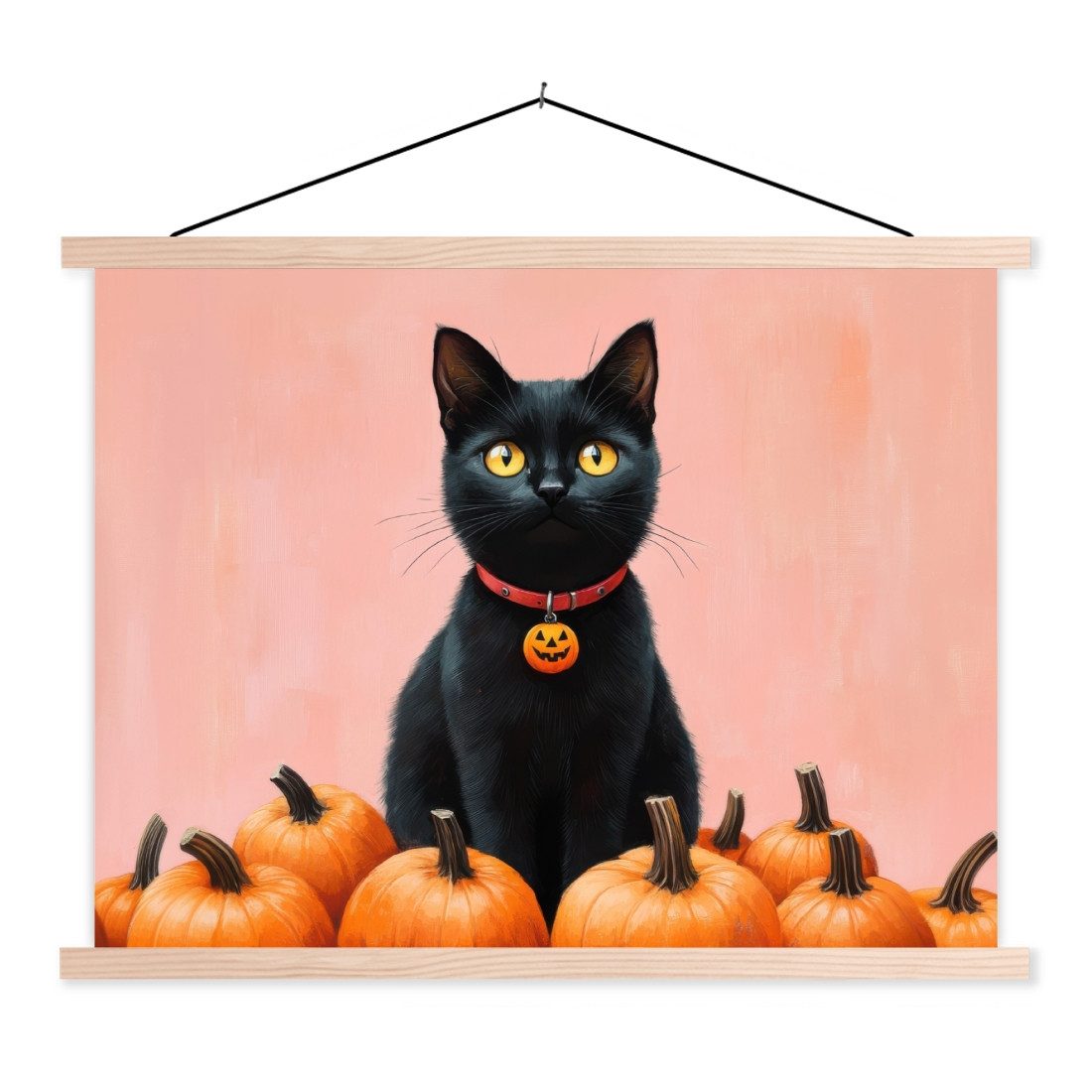 Katze - Kürbis | Braun