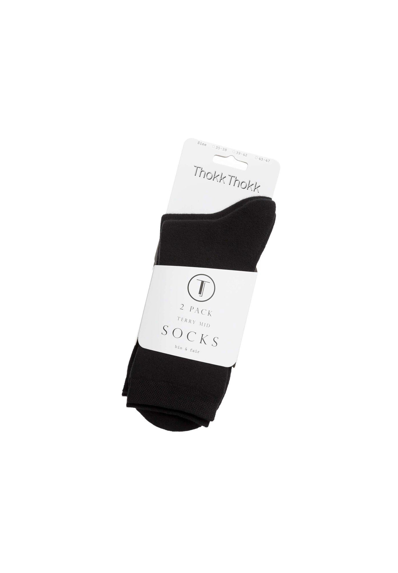 Warm 2-Paar) Mid ThokkThokk (Pack, Socks Socken