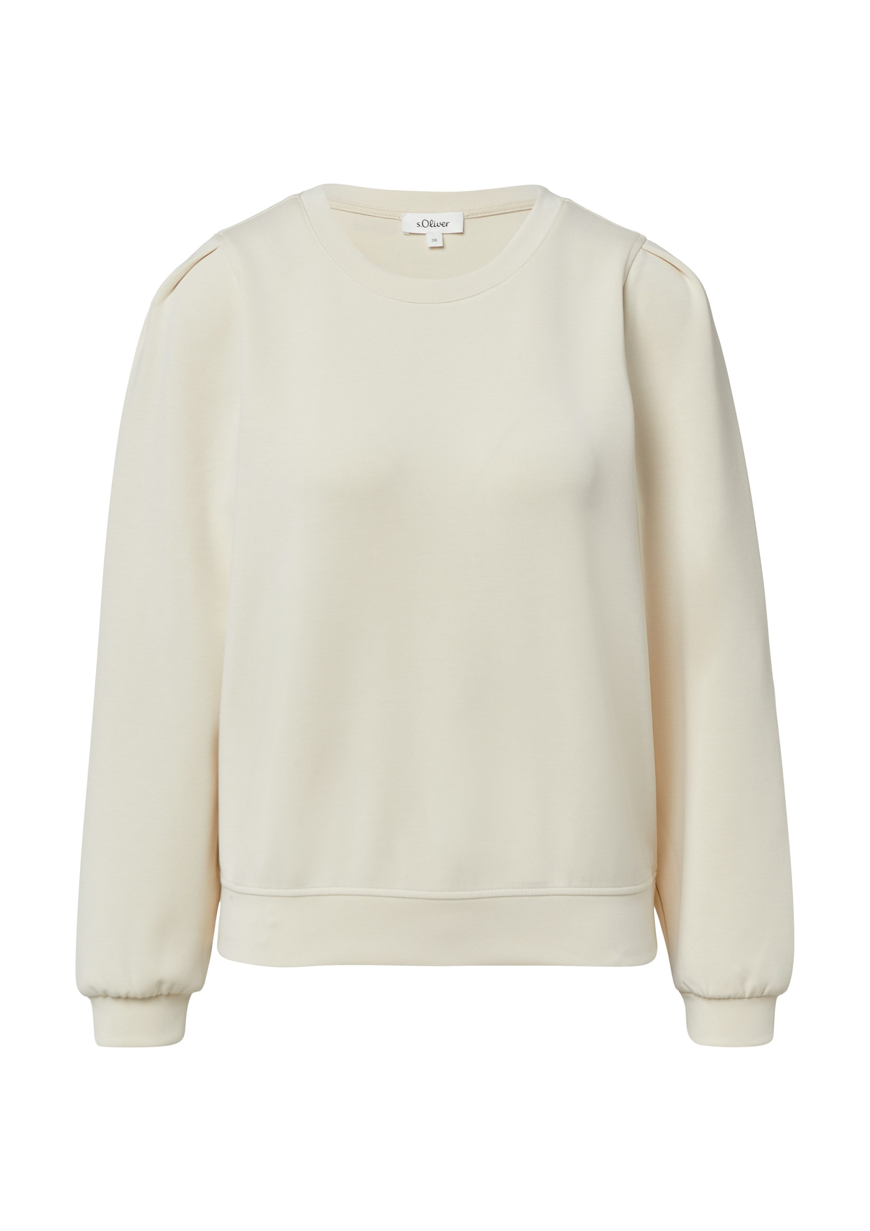 s.Oliver Sweatshirt mit Bündchen