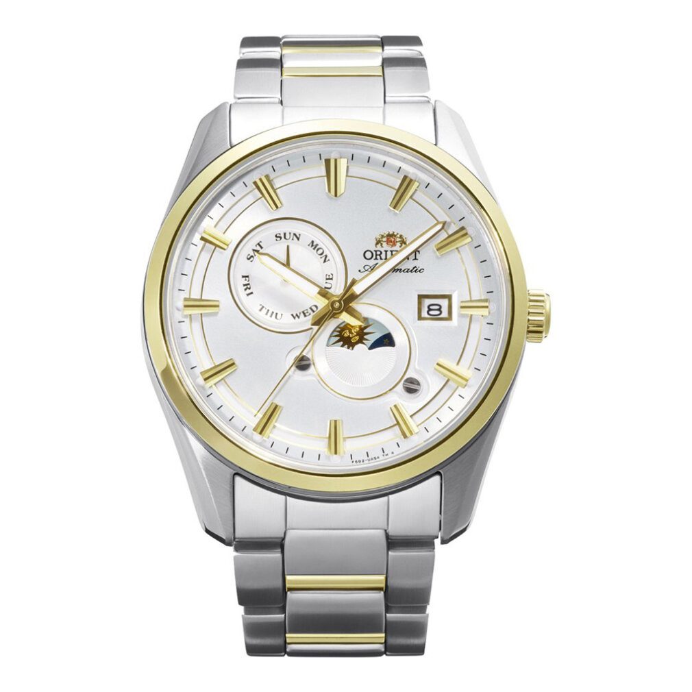 Orient Luxusuhr Stretto Sun and Moon Automatic RA-AK0312S30B Herrenuhr
