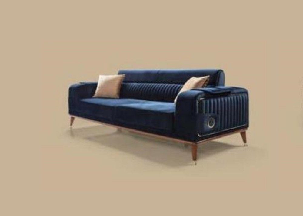 JVmoebel 3-Sitzer Luxus Design Möbel Dreisitzer Sitzer Stoff Sitz 3 Couch Sofa