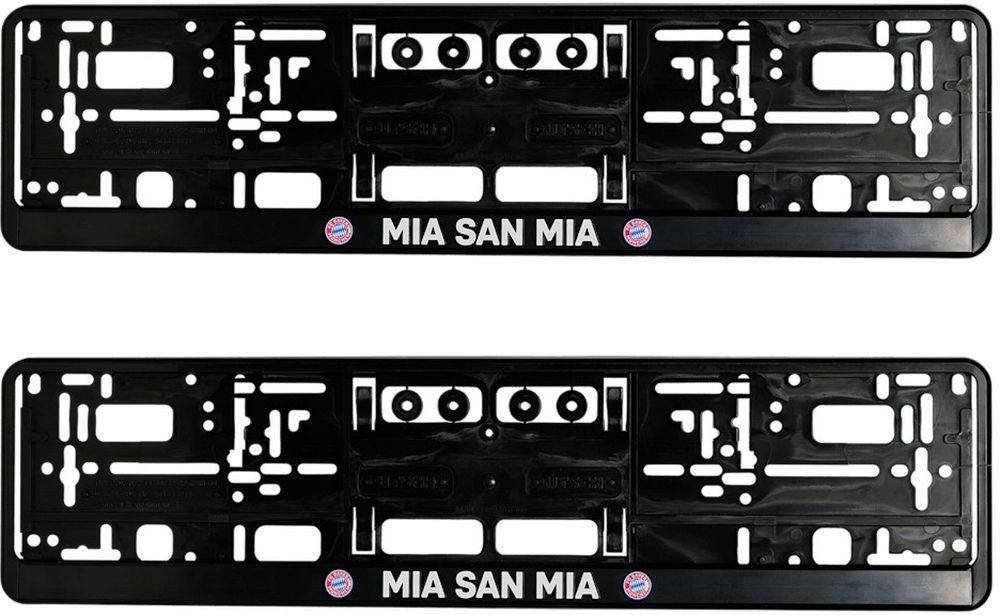 FC Bayern München Власник номерного знака Kennzeichenverstärker 3D 2er-Set