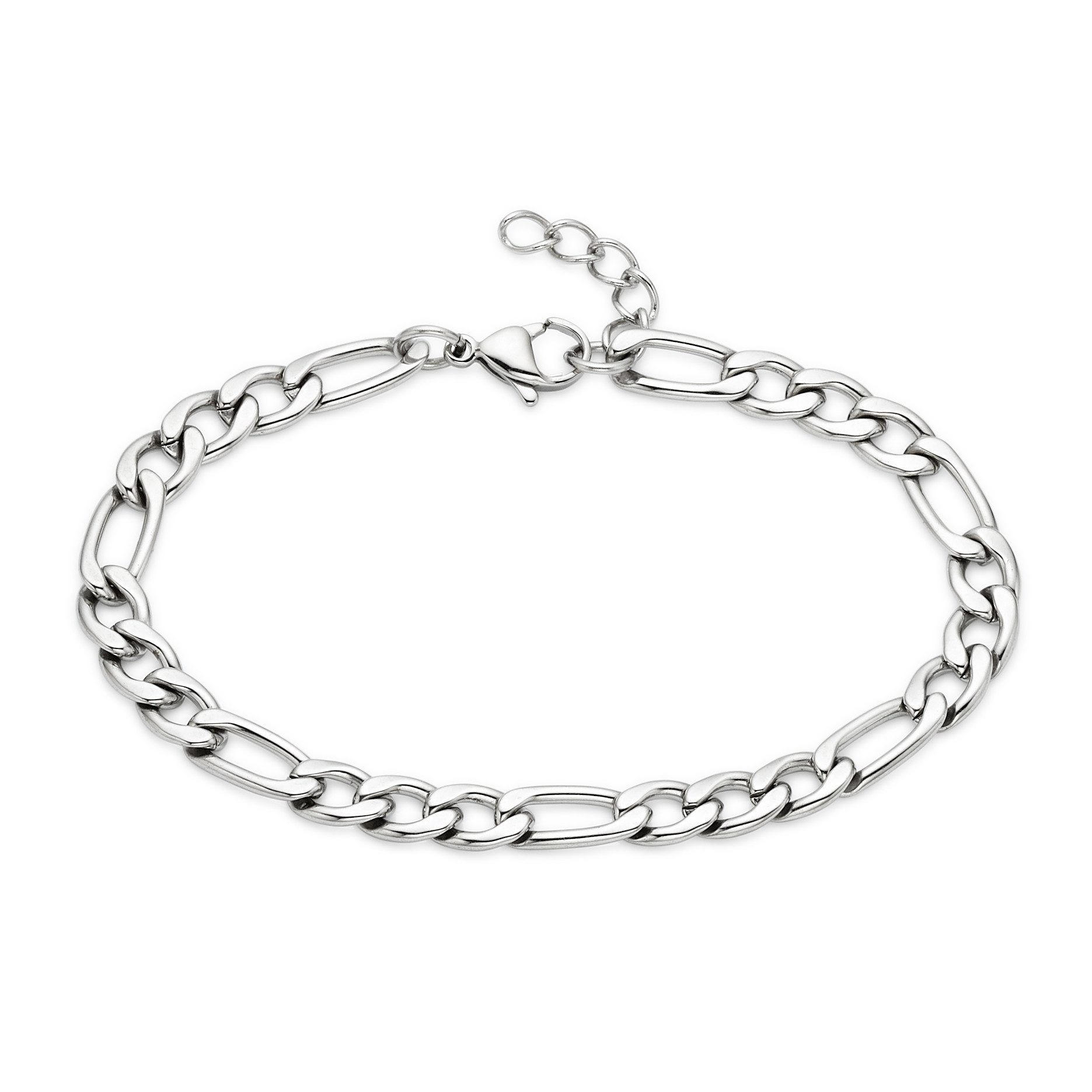 Aniston JEWELRY & WATCHES Edelstahlarmband Schmuck Geschenk Figarokettengli günstig online kaufen